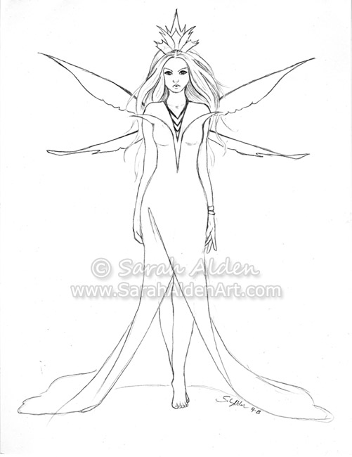 Unseelie Fairy Queen by Sarah Alden